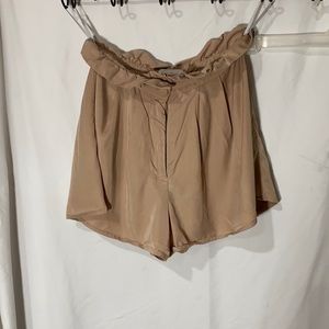 Lovers + Friends Mauve/Pink Paper Bag Top Shorts